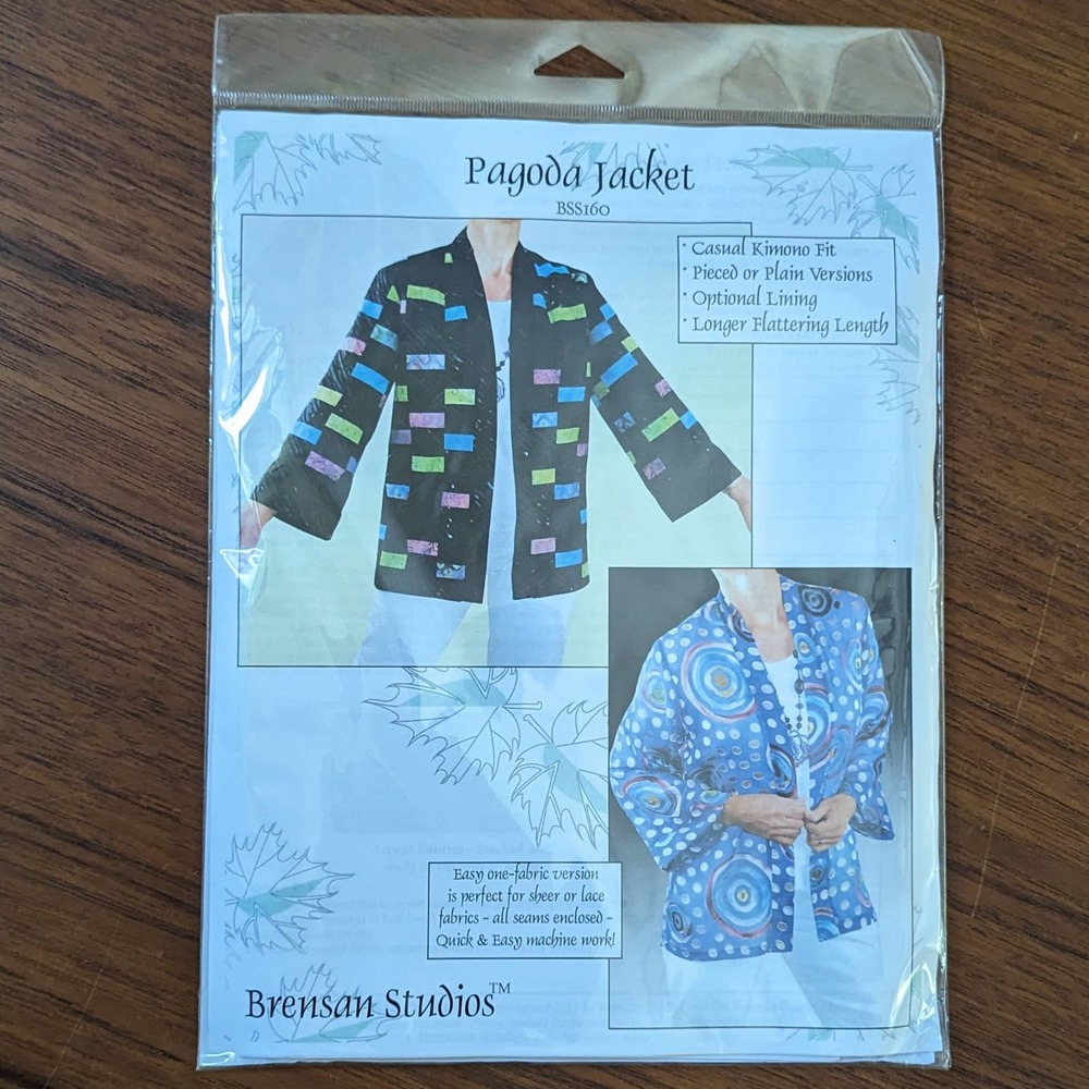 NEW Pagoda Jacket Pattern Kit Kimono